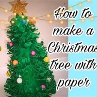 Chart Paper Se Christmas Tree Kaise Banaye