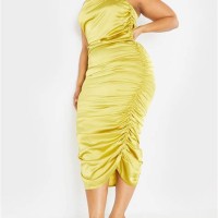 Chartreuse Dress Plus Size