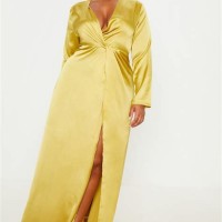 Chartreuse Plus Size Dresses For Wedding