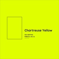 Chartreuse Yellow Color Hex