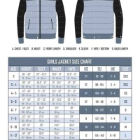 Child Show Jacket Size Chart