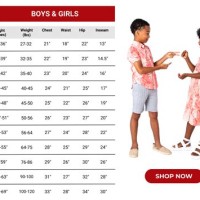 Children 8217 S Clothing Size Chart