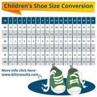 Childrens Shoe Converter Chart