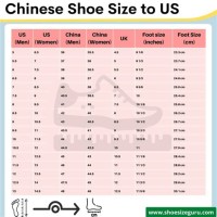 China Shoe Size Chart To Us Child