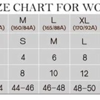 China Us Size Chart Clothing