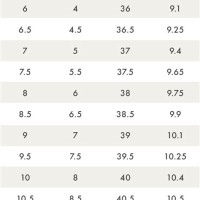 Chinese Laundry Size Chart