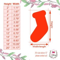 Christmas Stocking Size Chart