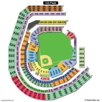 Citi Field Detailed Seating Chart Seat Numbers