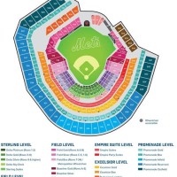 Citi Field Seating Chart With Seat Numbers