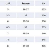 Coach Shoe Size Chart Inches