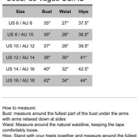 Coeur De Vague Size Chart