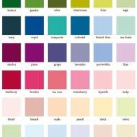 Color Chart With Names Paint