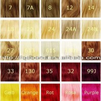 Colorsilk Hair Dye Chart