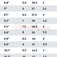 Converse Uni Size Chart