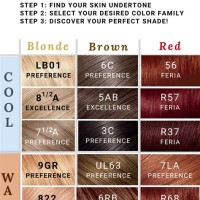 Cool Tone Hair Color Chart