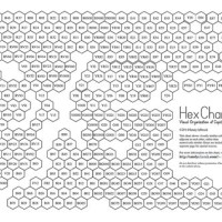 Copic Marker Hex Chart Blank