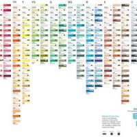 Copic Markers Color Chart 2017