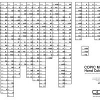 Copic Sketch Marker Color Chart Blank