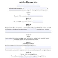 Corporate Charter Vs Bylaws