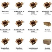 Corrugated Box Size Chart