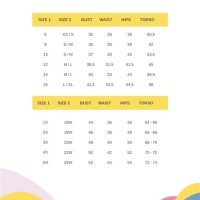 Country Swimwear Size Chart