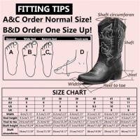 Cowboy Boot Size Chart For Youth