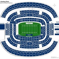 Cowboy Stadium Seating Chart With Row Numbers