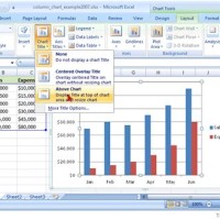 Create A Column Chart In Excel 2007