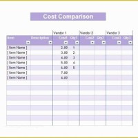 Create A Parison Chart In Excel