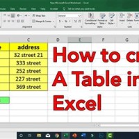 Create A Table Not Chart In Excel