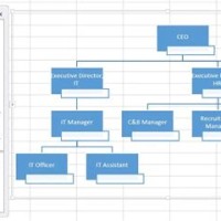 Create Anizational Chart In Excel