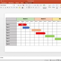 Creating A Gantt Chart In Powerpoint 2016