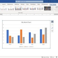 Creating A Table Chart In Word