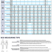 Cressi Start Bcd Size Chart