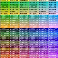 Css Hex Code Color Chart Generator