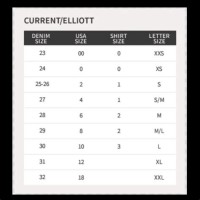 Cur Elliott Size Chart