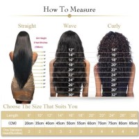 Curly Hair Extension Length Chart