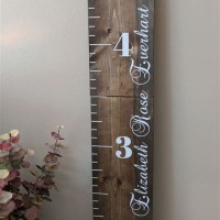 Custom Wooden Growth Chart