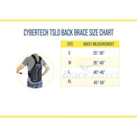 Cybertech Back Brace Size Chart