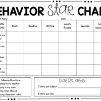 Daily Behavior Charts For High S