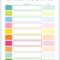 Daily C Chart Printable