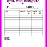 Daily Calorie Counting Chart Printable