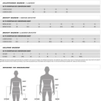 Dainese Motorcycle Jacket Size Chart