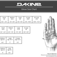 Dakine Bike Gloves Size Chart