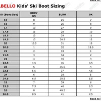 Dalbello Boots Size Chart