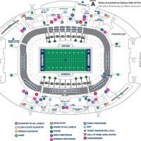 Dallas Cowboys Seating Chart Hall Of Fame