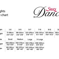 Dance Tights Size Chart