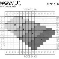 Danskin Leggings Size Chart