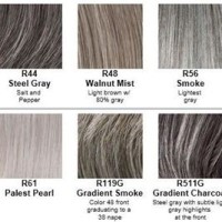 Dark Grey Hair Color Chart