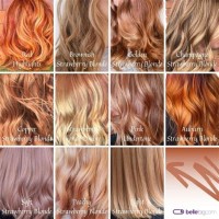 Dark Strawberry Blonde Hair Color Chart